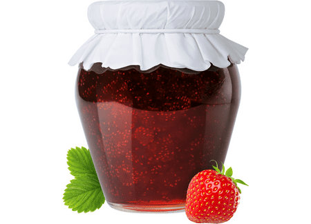 Strawberry jam with chia